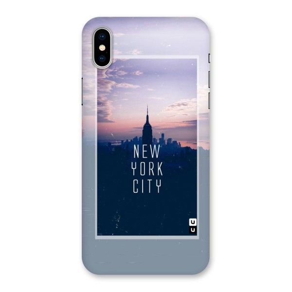 Sleepless City Back Case for iPhone X