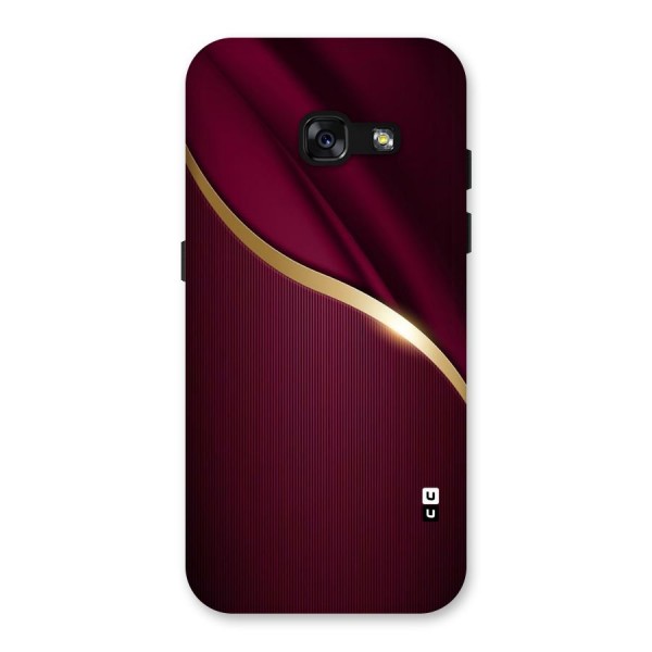 Smooth Maroon Back Case for Galaxy A3 (2017)