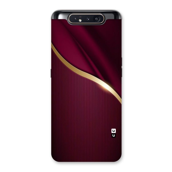 Smooth Maroon Back Case for Galaxy A80