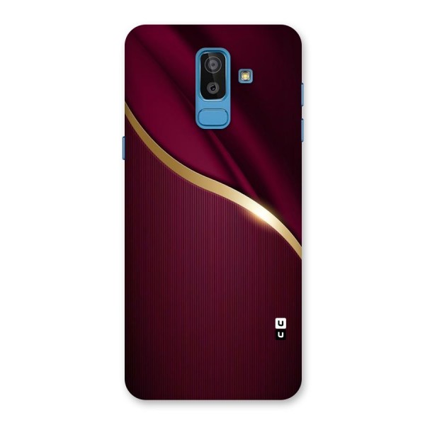 Smooth Maroon Back Case for Galaxy J8
