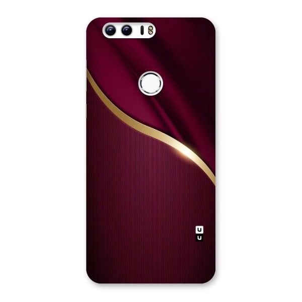 Smooth Maroon Back Case for Honor 8