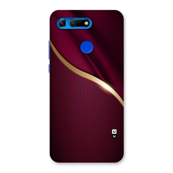 Smooth Maroon Back Case for Honor View 20