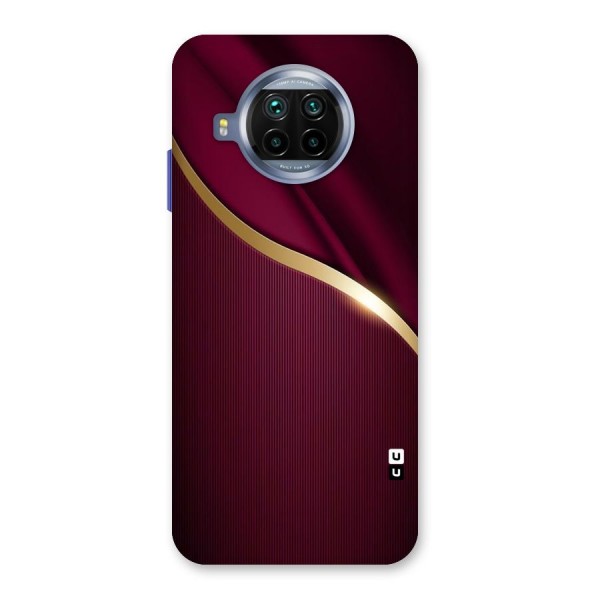 Smooth Maroon Back Case for Mi 10i