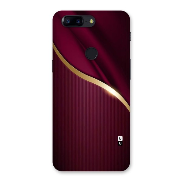Smooth Maroon Back Case for OnePlus 5T