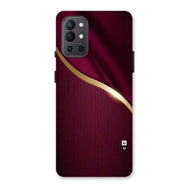 Smooth Maroon Back Case for OnePlus 9R