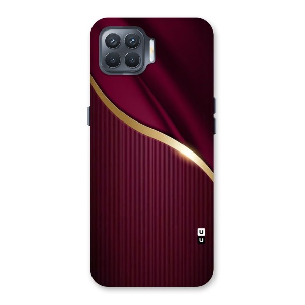 Smooth Maroon Back Case for Oppo F17 Pro