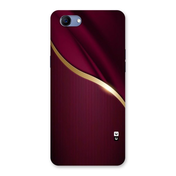 Smooth Maroon Back Case for Oppo Realme 1