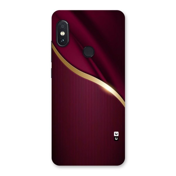 Smooth Maroon Back Case for Redmi Note 5 Pro
