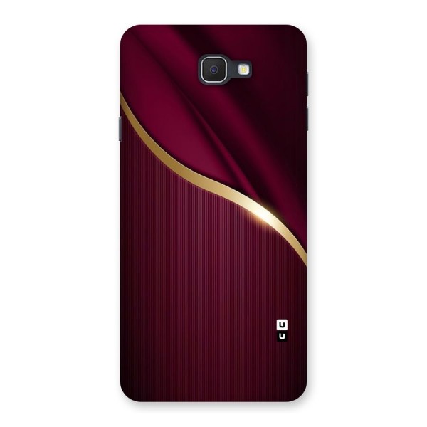 Smooth Maroon Back Case for Samsung Galaxy J7 Prime