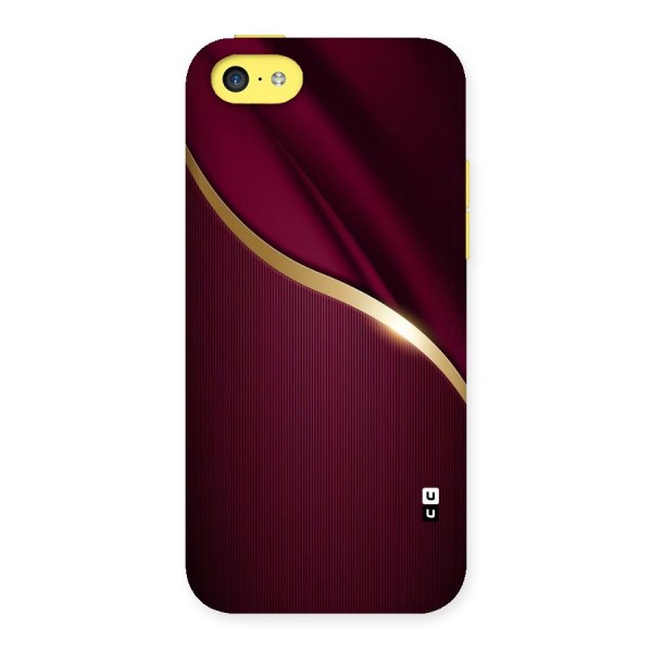 Smooth Maroon Back Case for iPhone 5C