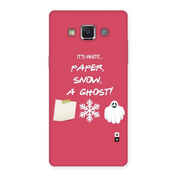 Snow Paper Back Case for Samsung Galaxy A5