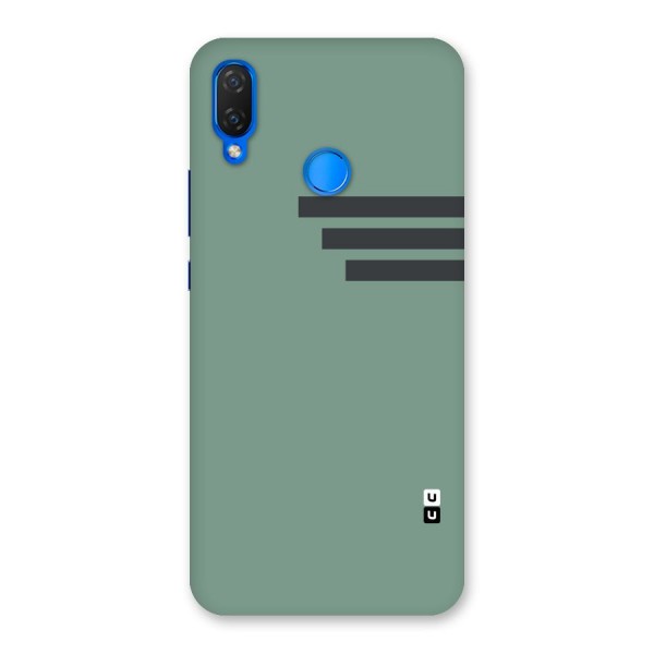 Solid Sports Stripe Back Case for Huawei Nova 3i