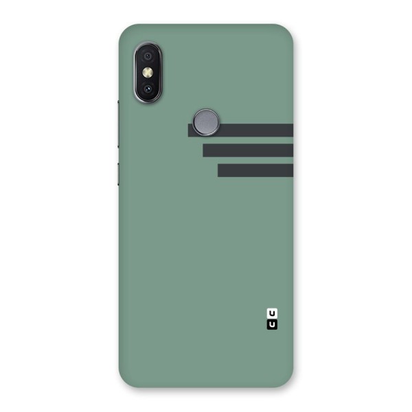 Solid Sports Stripe Back Case for Redmi Y2