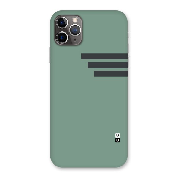 Solid Sports Stripe Back Case for iPhone 11 Pro Max
