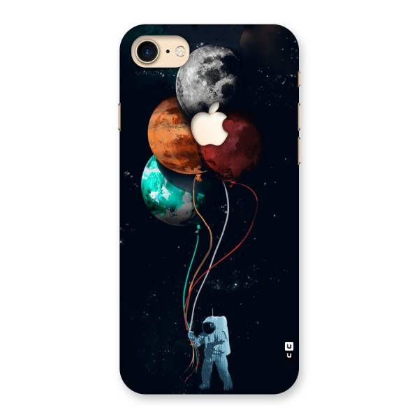 Space Balloons Back Case for iPhone 7 Apple Cut