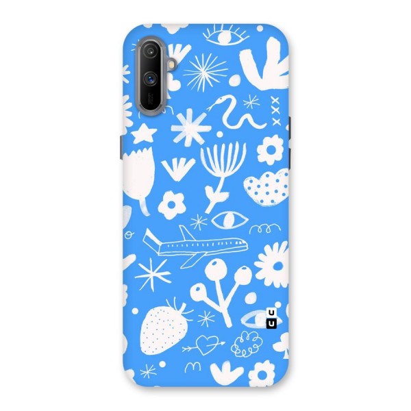 Space Blue Pattern Back Case for Realme C3