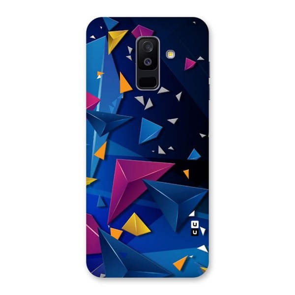 Space Colored Triangles Back Case for Galaxy A6 Plus