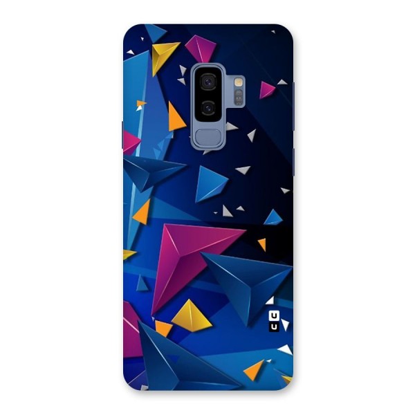 Space Colored Triangles Back Case for Galaxy S9 Plus