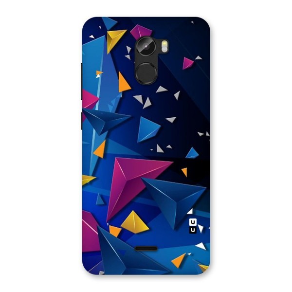 Space Colored Triangles Back Case for Gionee X1