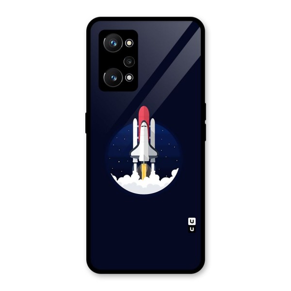 Space Rocket Minimal Glass Back Case for Realme GT Neo 3T