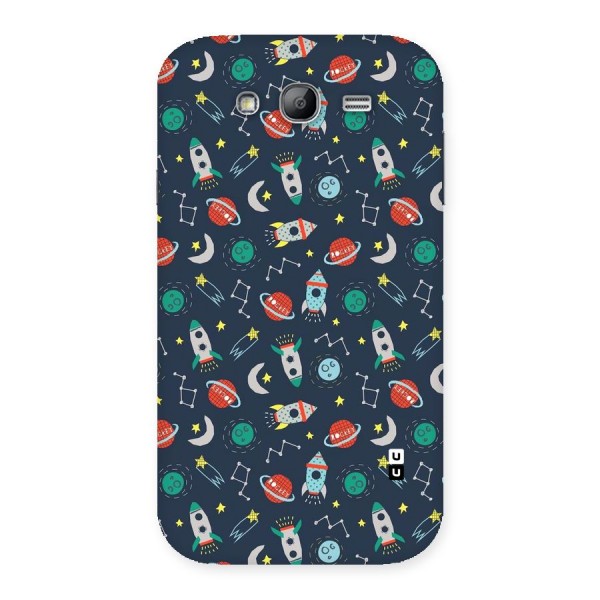 Space Rocket Pattern Back Case for Galaxy Grand