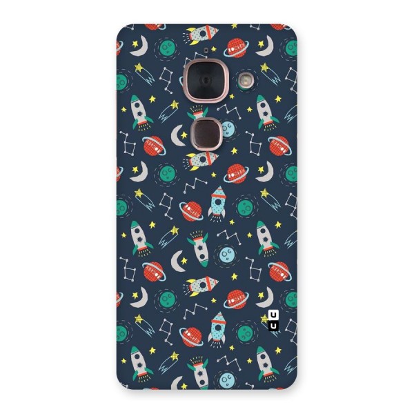 Space Rocket Pattern Back Case for Le Max 2