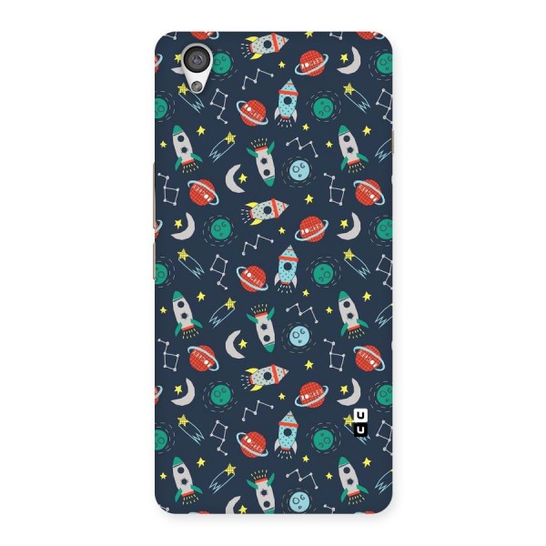 Space Rocket Pattern Back Case for OnePlus X