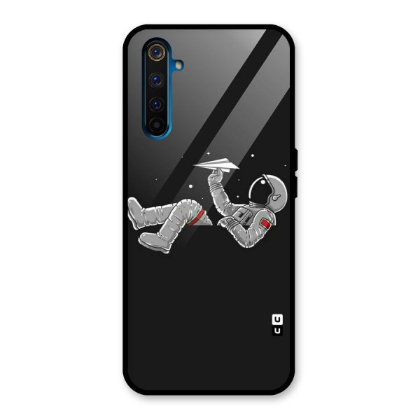 Spaceman Flying Glass Back Case for Realme 6 Pro