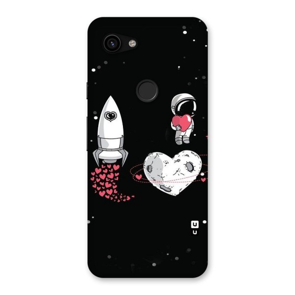 Spaceman Love Back Case for Google Pixel 3a