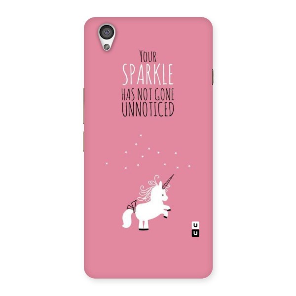 Sparkle Not Unnoticed Back Case for OnePlus X