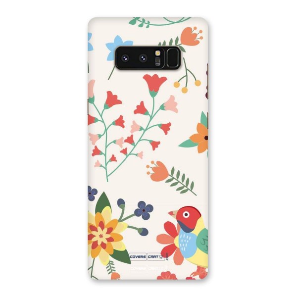 Spring Flowers Back Case for Galaxy Note 8