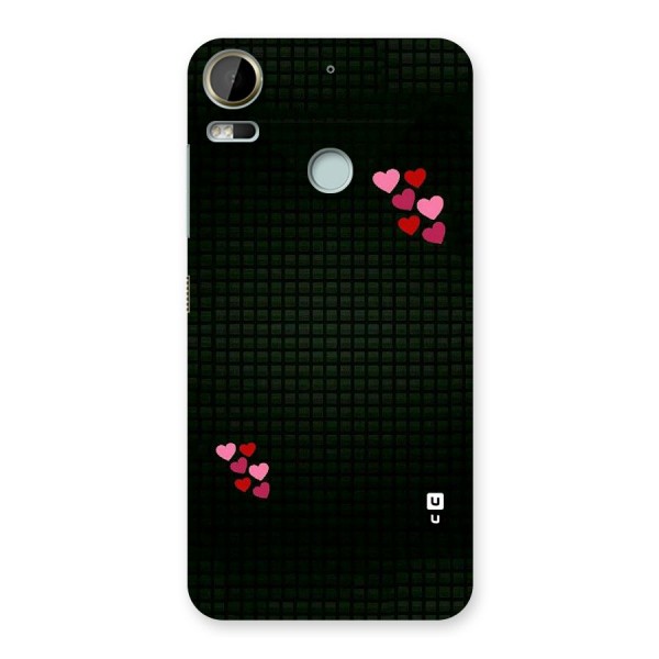 Square and Hearts Back Case for Desire 10 Pro