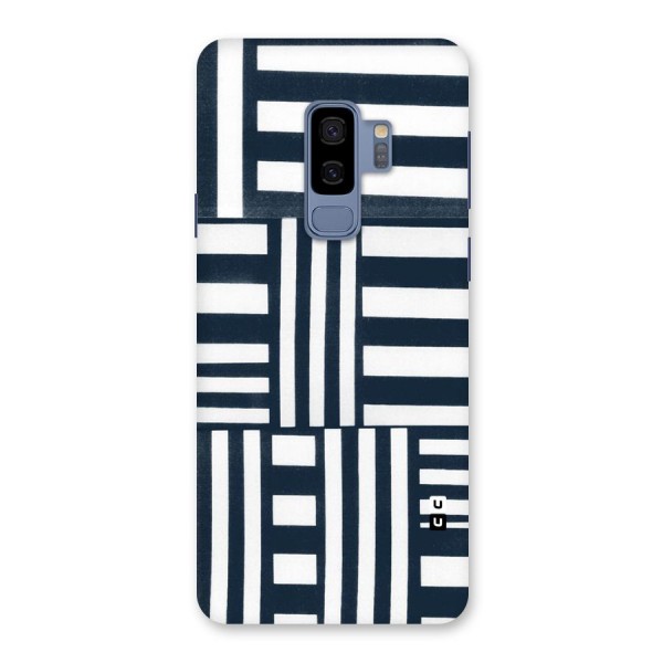 Square  Stripes Back Case for Galaxy S9 Plus