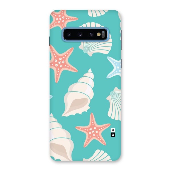 Starfish Sea Shell Back Case for Galaxy S10