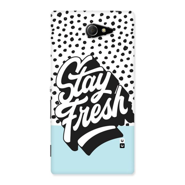 Stay Fresh Back Case for Sony Xperia M2
