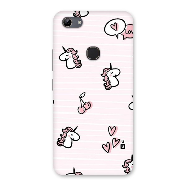 Strawberries And Unicorns Back Case for Vivo Y81