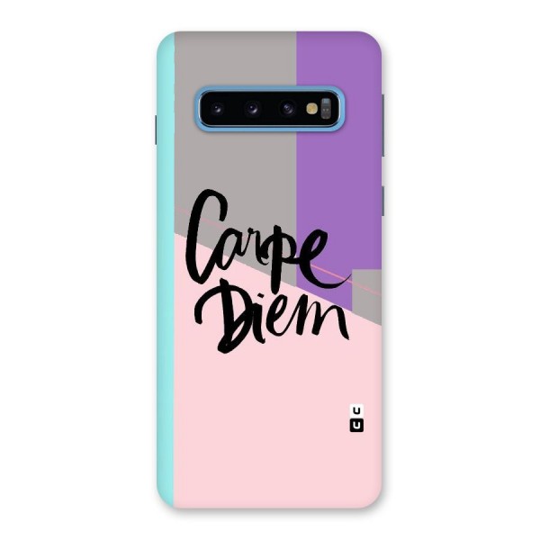 Stripes Black Diem Back Case for Galaxy S10