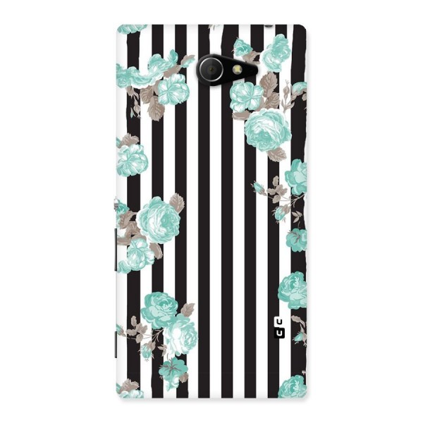 Stripes Bloom Back Case for Sony Xperia M2