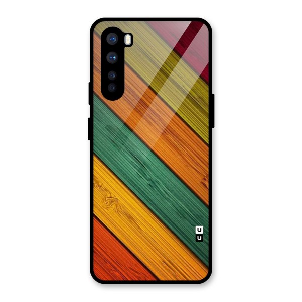Stripes Classic Design Glass Back Case for OnePlus Nord