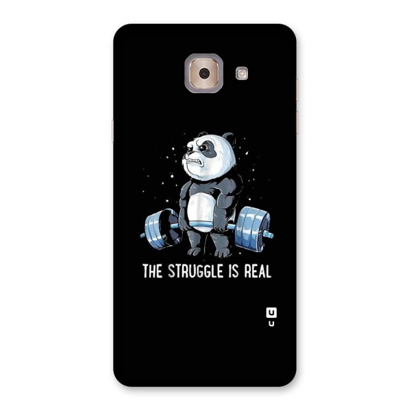 Struggle is Real Panda Back Case for Galaxy J7 Max