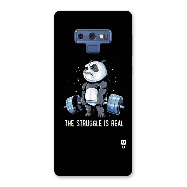Struggle is Real Panda Back Case for Galaxy Note 9