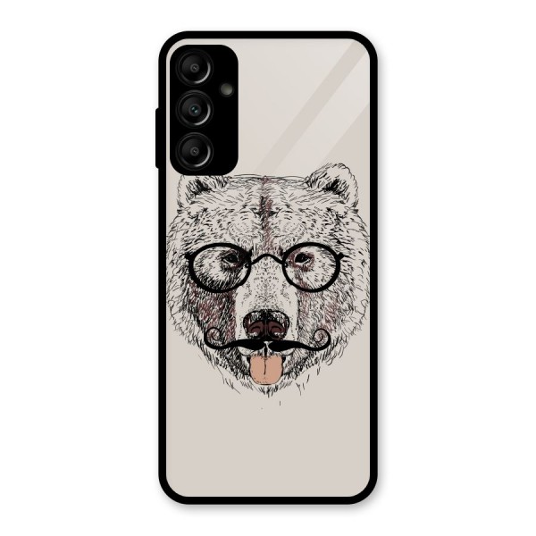 Studious Bear Glass Back Case for Galaxy A14 5G
