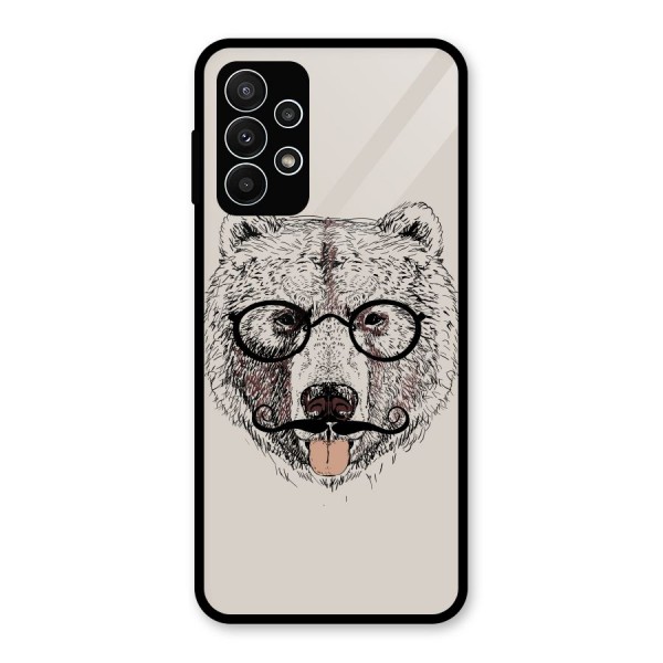 Studious Bear Glass Back Case for Galaxy A23