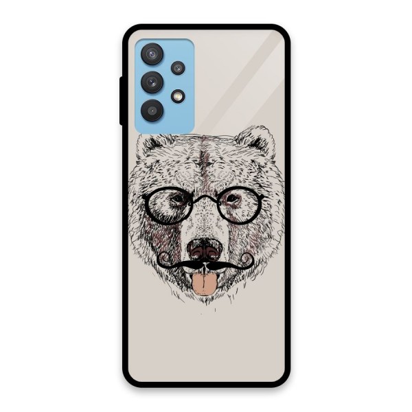Studious Bear Glass Back Case for Galaxy M32 5G