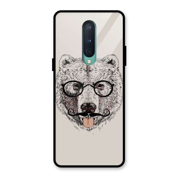 Studious Bear Glass Back Case for OnePlus 8