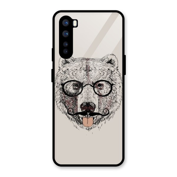 Studious Bear Glass Back Case for OnePlus Nord