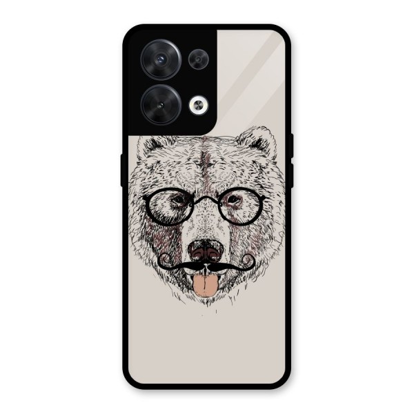 Studious Bear Glass Back Case for Oppo Reno8 5G