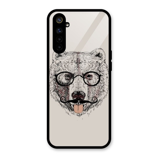 Studious Bear Glass Back Case for Realme 6i