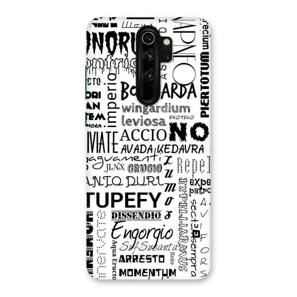 Stupefy Back Case for Redmi Note 8 Pro