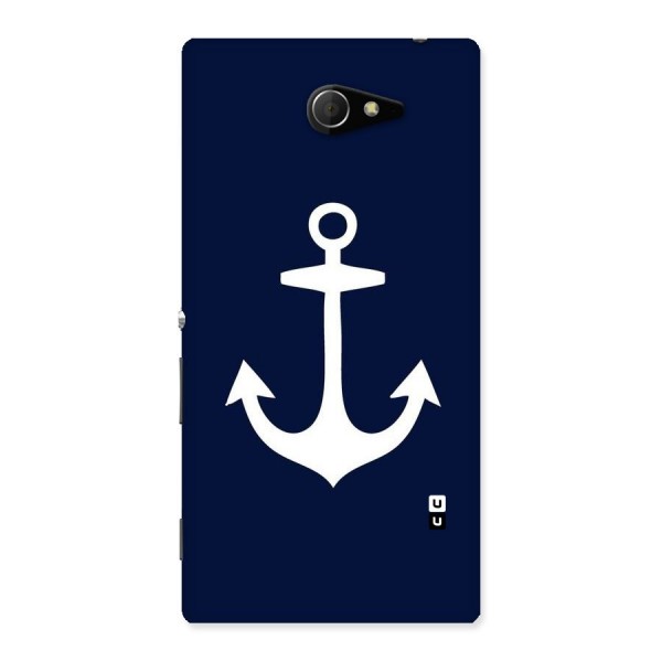 Stylish Anchor Design Back Case for Sony Xperia M2